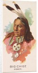 Big Chief, Ponca, from the American Indian Chiefs series for Allen & Ginter Cigarette…, 1888 by Allen & Ginter