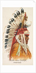 Man and Chief, Pawnee, from the American Indian Chiefs series for Allen & Ginter Ciga…, 1888 by Allen & Ginter