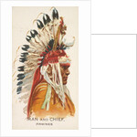 Man and Chief, Pawnee, from the American Indian Chiefs series for Allen & Ginter Ciga…, 1888 by Allen & Ginter