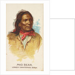 Mad Bear, Lower Yanktonas Sioux, from the American Indian Chiefs series for Allen & G…, 1888 by Allen & Ginter