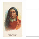 Red Shirt, Dakota Sioux, from the American Indian Chiefs series for Allen & Ginter Ci…, 1888 by Allen & Ginter