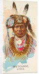 Wetcunie, Otoes, from the American Indian Chiefs series for Allen & Ginter Cigarettes…, 1888 by Allen & Ginter