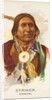 Striker, Apache, from the American Indian Chiefs series for Allen & Ginter Cigarettes…, 1888 by Allen & Ginter