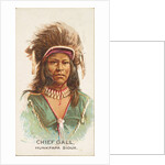 Chief Gall, Hunkpapa Sioux, from the American Indian Chiefs series for Allen & Ginter…, 1888 by Allen & Ginter