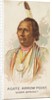 Agate Arrow Point, Warm Springs, from the American Indian Chiefs series for Allen & G…, 1888 by Allen & Ginter