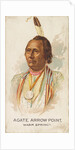 Agate Arrow Point, Warm Springs, from the American Indian Chiefs series for Allen & G…, 1888 by Allen & Ginter