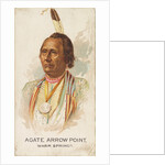 Agate Arrow Point, Warm Springs, from the American Indian Chiefs series for Allen & G…, 1888 by Allen & Ginter