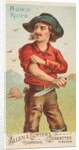 Bowie Knife, from the Arms of All Nations series for Allen & Ginter Cigarettes Brands, 1887 by Allen & Ginter