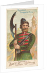 Russian Strelitz Axe, from the Arms of All Nations series for Allen & Ginter Cigarett…, 1887 by Allen & Ginter
