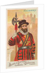 Halberd, from the Arms of All Nations series for Allen & Ginter Cigarettes Brands, 1887 by Allen & Ginter