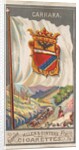 Carrara, from the City Flags series for Allen & Ginter Cigarettes Brands, 1887 by Allen & Ginter