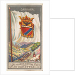 Carrara, from the City Flags series for Allen & Ginter Cigarettes Brands, 1887 by Allen & Ginter
