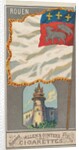 Rouen, from the City Flags series for Allen & Ginter Cigarettes Brands, 1887 by Allen & Ginter