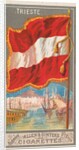 Trieste, from the City Flags series for Allen & Ginter Cigarettes Brands, 1887 by Allen & Ginter