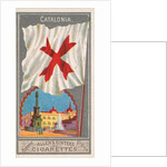 Catalonia, from the City Flags series for Allen & Ginter Cigarettes Brands, 1887 by Allen & Ginter