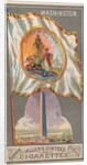Washington, from the City Flags series for Allen & Ginter Cigarettes Brands, 1887 by Allen & Ginter