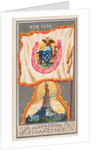New York, from the City Flags series for Allen & Ginter Cigarettes Brands, 1887 by Allen & Ginter