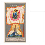New York, from the City Flags series for Allen & Ginter Cigarettes Brands, 1887 by Allen & Ginter