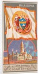 Philadelphia, from the City Flags series for Allen & Ginter Cigarettes Brands, 1887 by Allen & Ginter