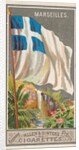Marseilles, from the City Flags series for Allen & Ginter Cigarettes Brands, 1887 by Allen & Ginter