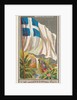 Marseilles, from the City Flags series for Allen & Ginter Cigarettes Brands, 1887 by Allen & Ginter