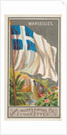 Marseilles, from the City Flags series for Allen & Ginter Cigarettes Brands, 1887 by Allen & Ginter