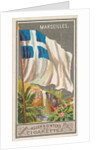 Marseilles, from the City Flags series for Allen & Ginter Cigarettes Brands, 1887 by Allen & Ginter