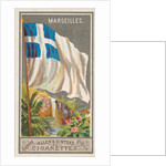 Marseilles, from the City Flags series for Allen & Ginter Cigarettes Brands, 1887 by Allen & Ginter