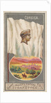 Corsica, from the City Flags series for Allen & Ginter Cigarettes Brands, 1887 by Allen & Ginter