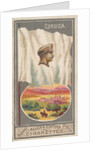 Corsica, from the City Flags series for Allen & Ginter Cigarettes Brands, 1887 by Allen & Ginter