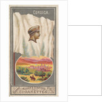 Corsica, from the City Flags series for Allen & Ginter Cigarettes Brands, 1887 by Allen & Ginter