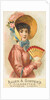 Plate 2, from the Fans of the Period series for Allen & Ginter Cigarettes Brands, 1889 by Allen & Ginter