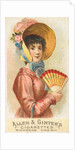 Plate 2, from the Fans of the Period series for Allen & Ginter Cigarettes Brands, 1889 by Allen & Ginter