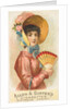 Plate 2, from the Fans of the Period series for Allen & Ginter Cigarettes Brands, 1889 by Allen & Ginter