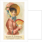 Plate 2, from the Fans of the Period series for Allen & Ginter Cigarettes Brands, 1889 by Allen & Ginter