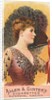 Plate 1, from the Fans of the Period series for Allen & Ginter Cigarettes Brands, 1889 by Allen & Ginter
