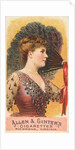 Plate 1, from the Fans of the Period series for Allen & Ginter Cigarettes Brands, 1889 by Allen & Ginter