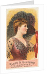 Plate 1, from the Fans of the Period series for Allen & Ginter Cigarettes Brands, 1889 by Allen & Ginter