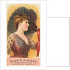Plate 1, from the Fans of the Period series for Allen & Ginter Cigarettes Brands, 1889 by Allen & Ginter