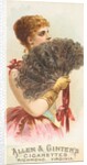 Plate 6, from the Fans of the Period series for Allen & Ginter Cigarettes Brands, 1889 by Allen & Ginter