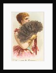 Plate 6, from the Fans of the Period series for Allen & Ginter Cigarettes Brands, 1889 by Allen & Ginter