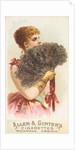 Plate 6, from the Fans of the Period series for Allen & Ginter Cigarettes Brands, 1889 by Allen & Ginter