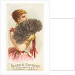 Plate 6, from the Fans of the Period series for Allen & Ginter Cigarettes Brands, 1889 by Allen & Ginter