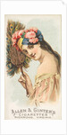 Plate 12, from the Fans of the Period series for Allen & Ginter Cigarettes Brands, 1889 by Allen & Ginter