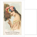 Plate 12, from the Fans of the Period series for Allen & Ginter Cigarettes Brands, 1889 by Allen & Ginter