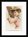 Plate 13, from the Fans of the Period series for Allen & Ginter Cigarettes Brands, 1889 by Allen & Ginter