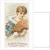 Plate 14, from the Fans of the Period series for Allen & Ginter Cigarettes Brands, 1889 by Allen & Ginter