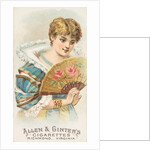 Plate 14, from the Fans of the Period series for Allen & Ginter Cigarettes Brands, 1889 by Allen & Ginter