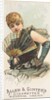 Plate 16, from the Fans of the Period series for Allen & Ginter Cigarettes Brands, 1889 by Allen & Ginter