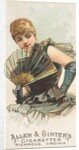 Plate 16, from the Fans of the Period series for Allen & Ginter Cigarettes Brands, 1889 by Allen & Ginter